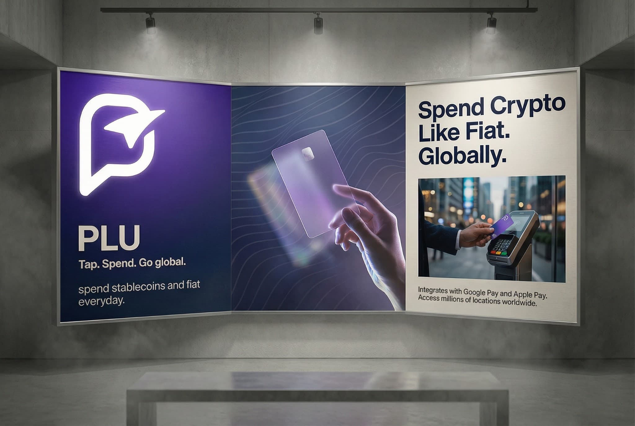 Plu card and Bloom — global spending